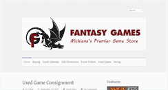 Desktop Screenshot of fantasygames-southbend.com